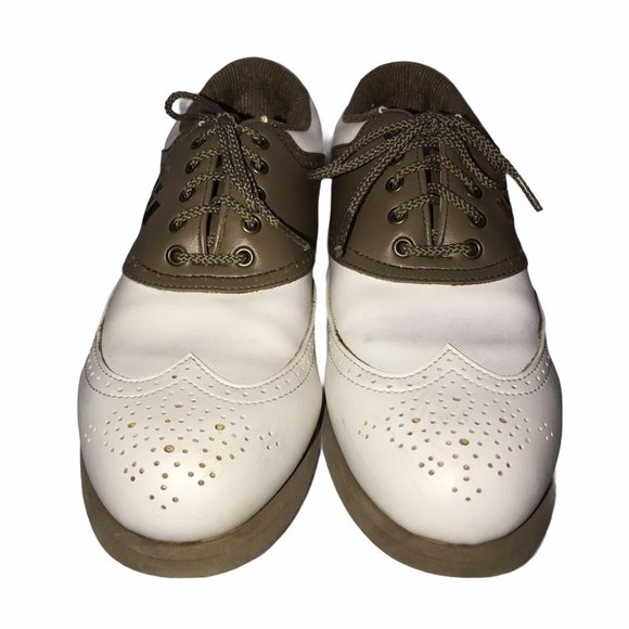 FootJoy Green-Joys Oxford Embroidered Golf Shoe 8M - Picture 3 of 11